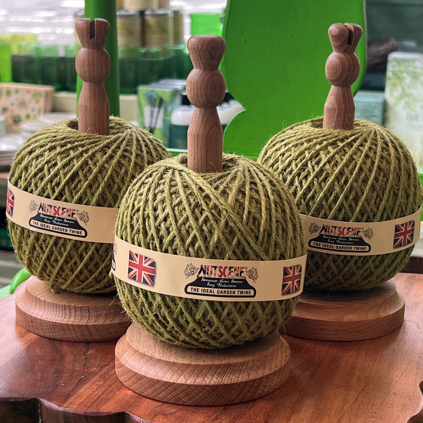 Olive Twine Holder & Dispenser