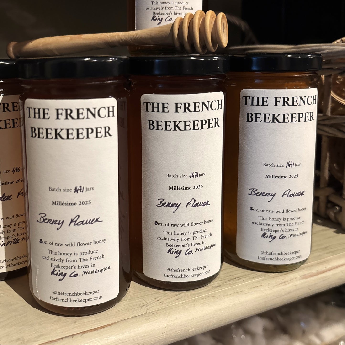 Berry Flower Raw Honey, 8oz