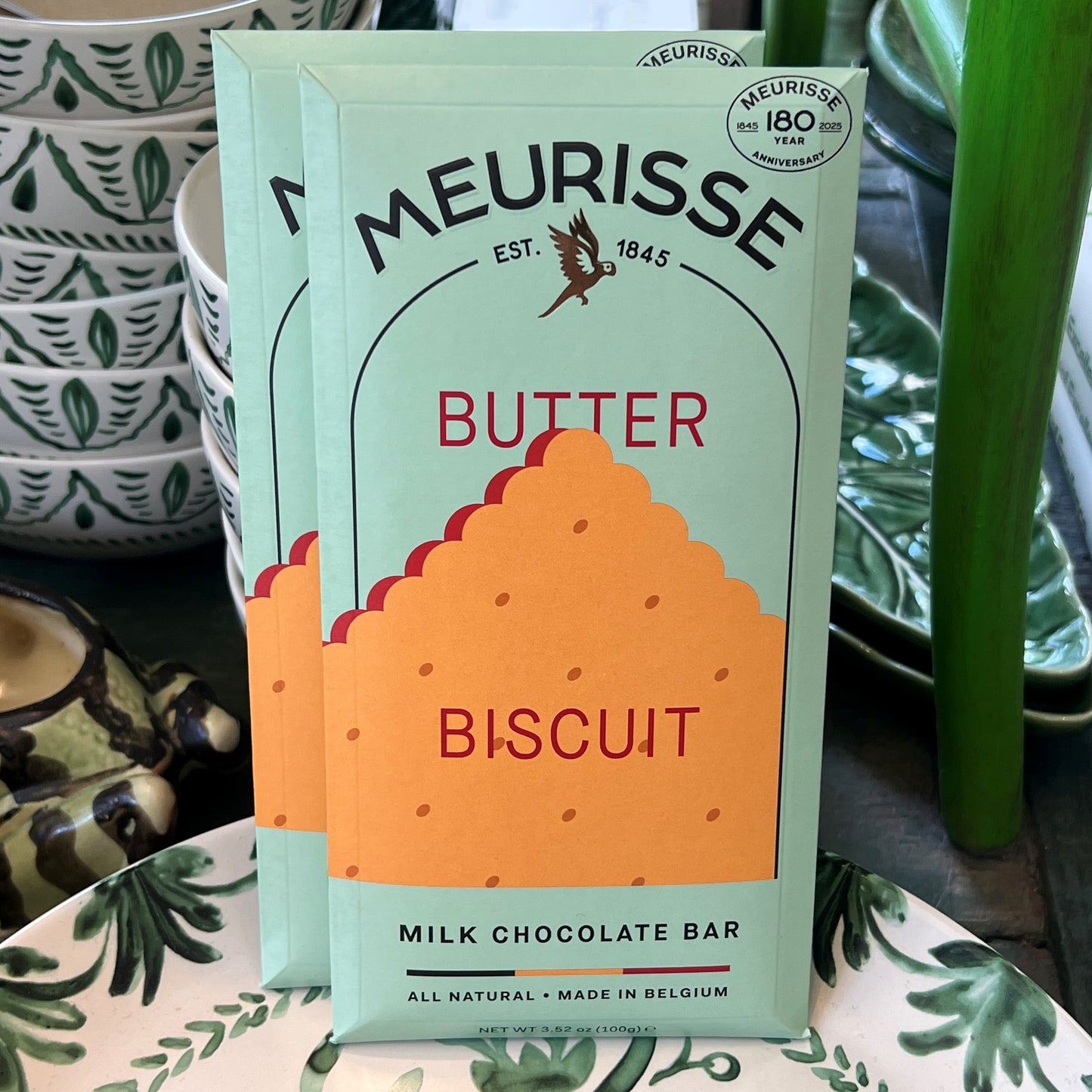 Meurisse Butter Biscuit Milk Chocolate Bar