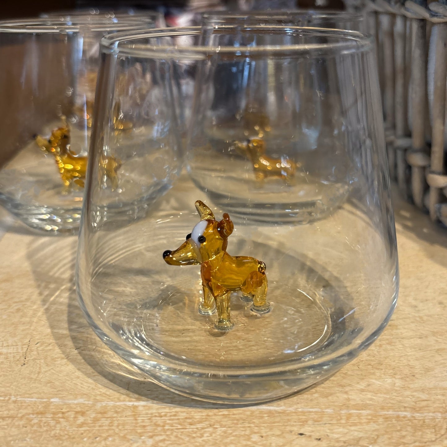 Corgi Icon Small Stemless Glass