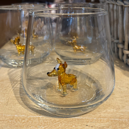 Corgi Icon Small Stemless Glass