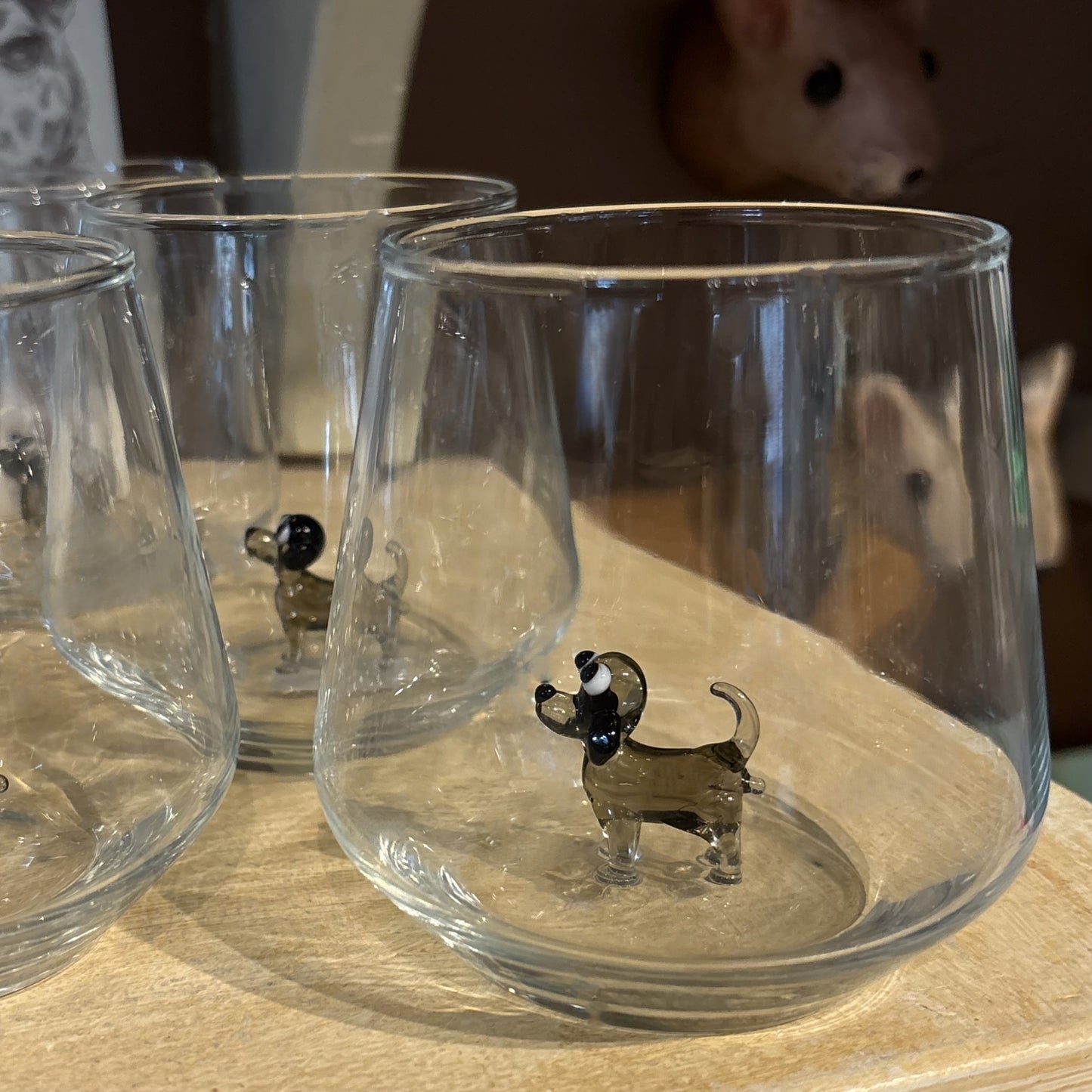 Black Dog Icon Small Stemless Glass