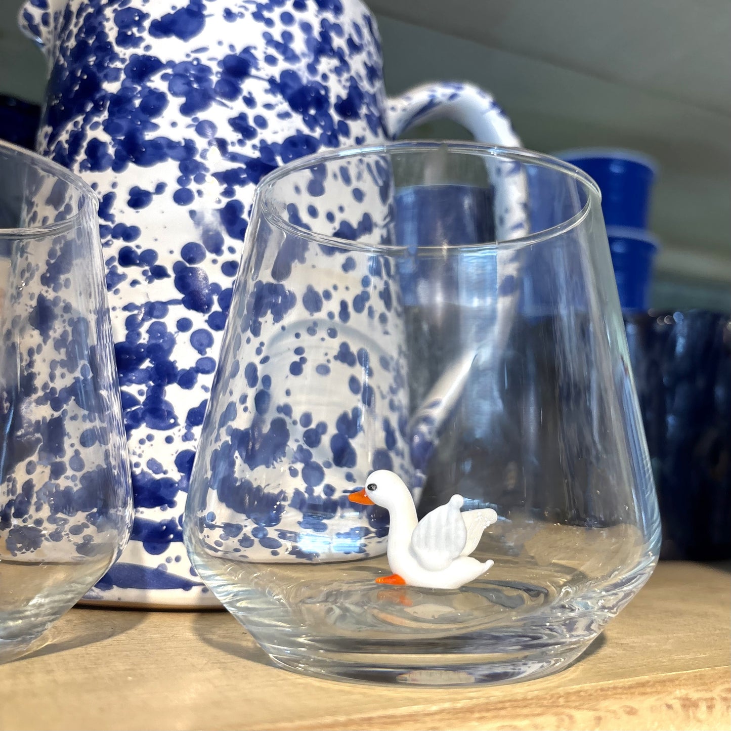 Goose Icon Small Stemless Glass