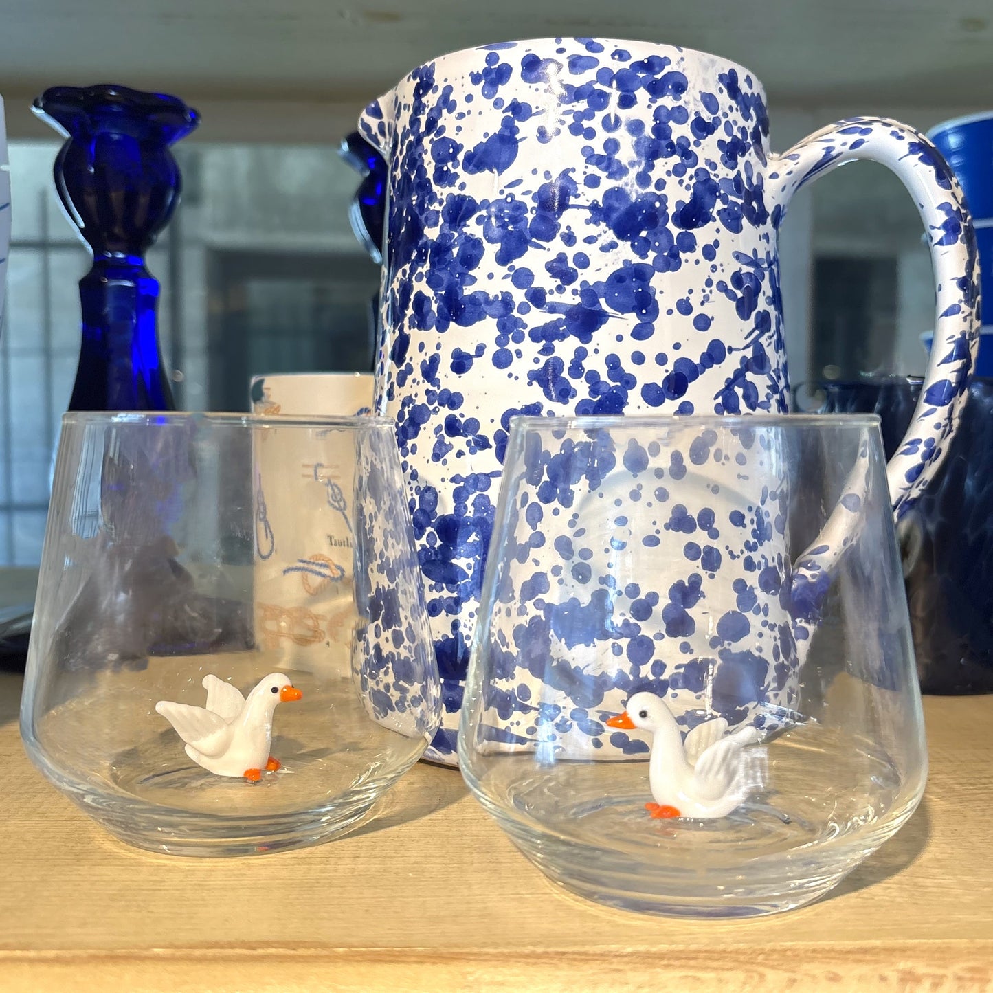 Goose Icon Small Stemless Glass