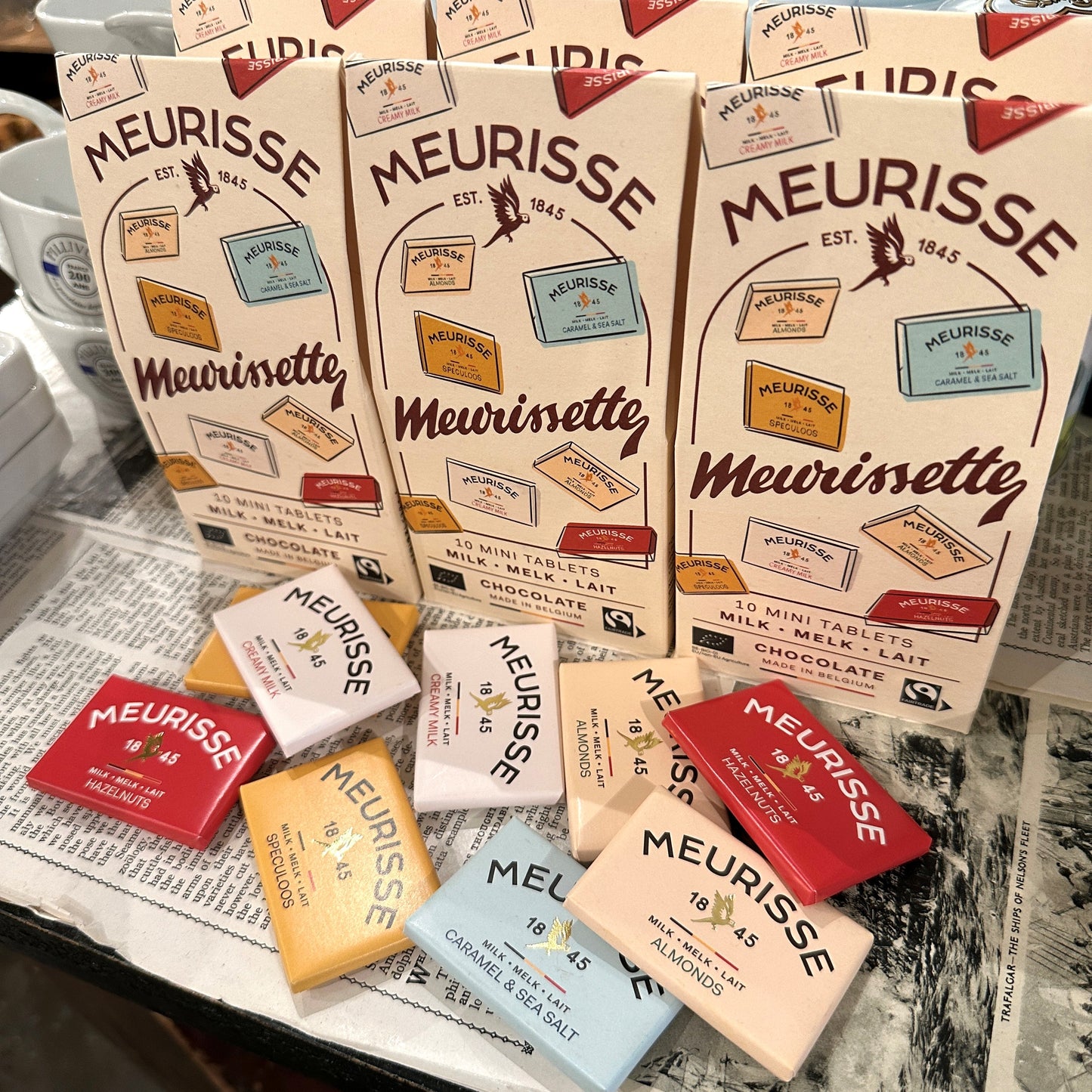 Meurisse Milk Chocolate Mini Tablets