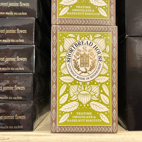 Teatime Chocolate Hazelnut Shortbread Biscuits