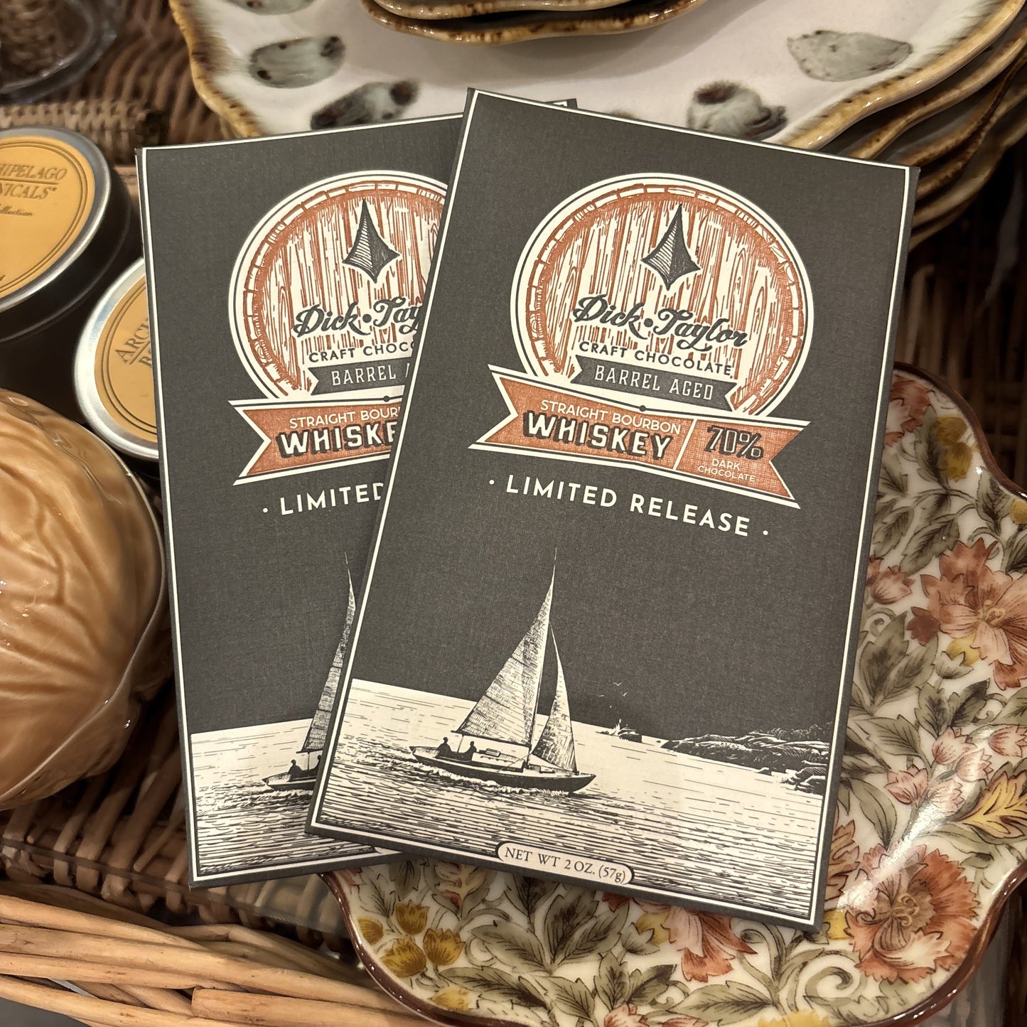 Bourbon Whiskey Dark Chocolate Bar