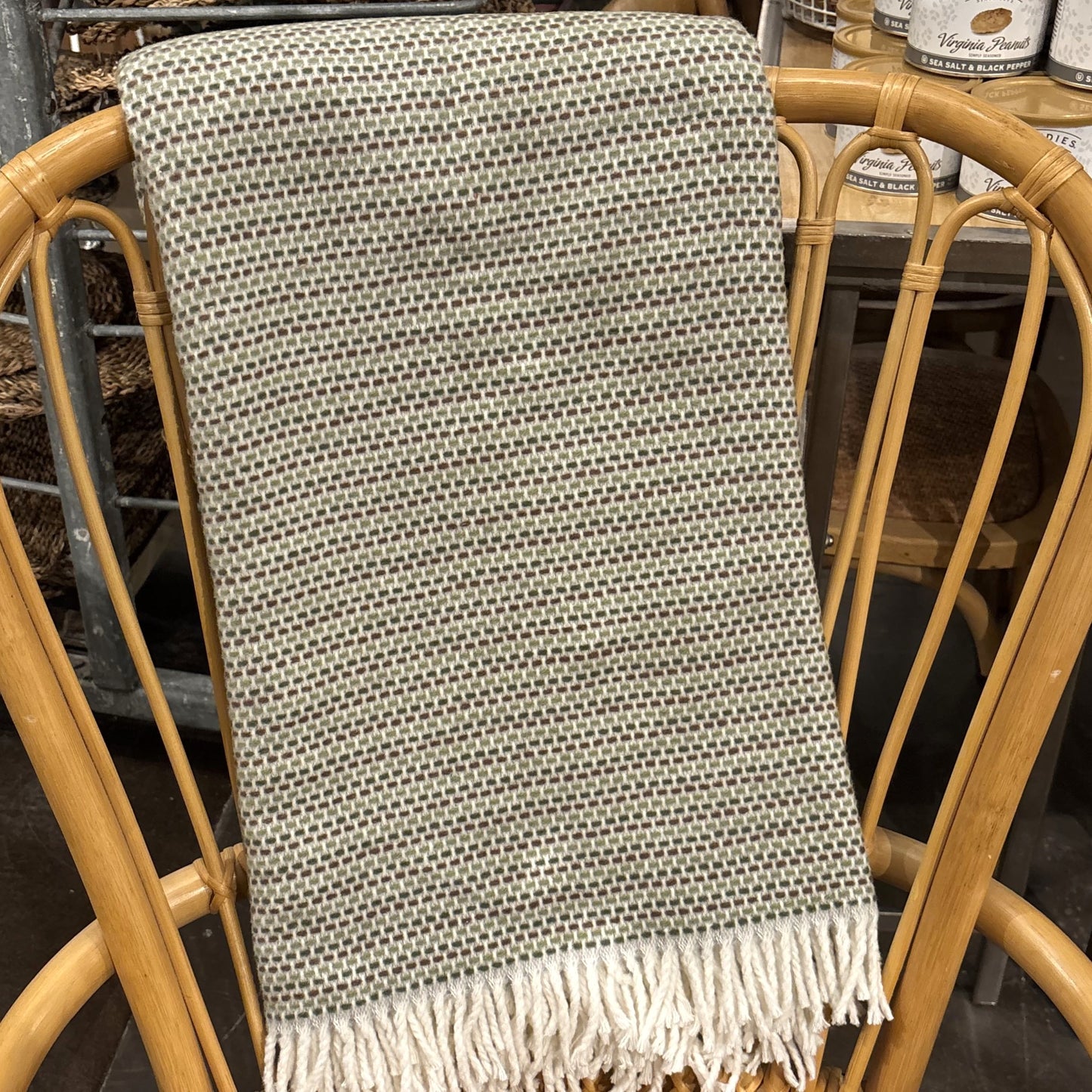 MultiGrain Rice Green Throw