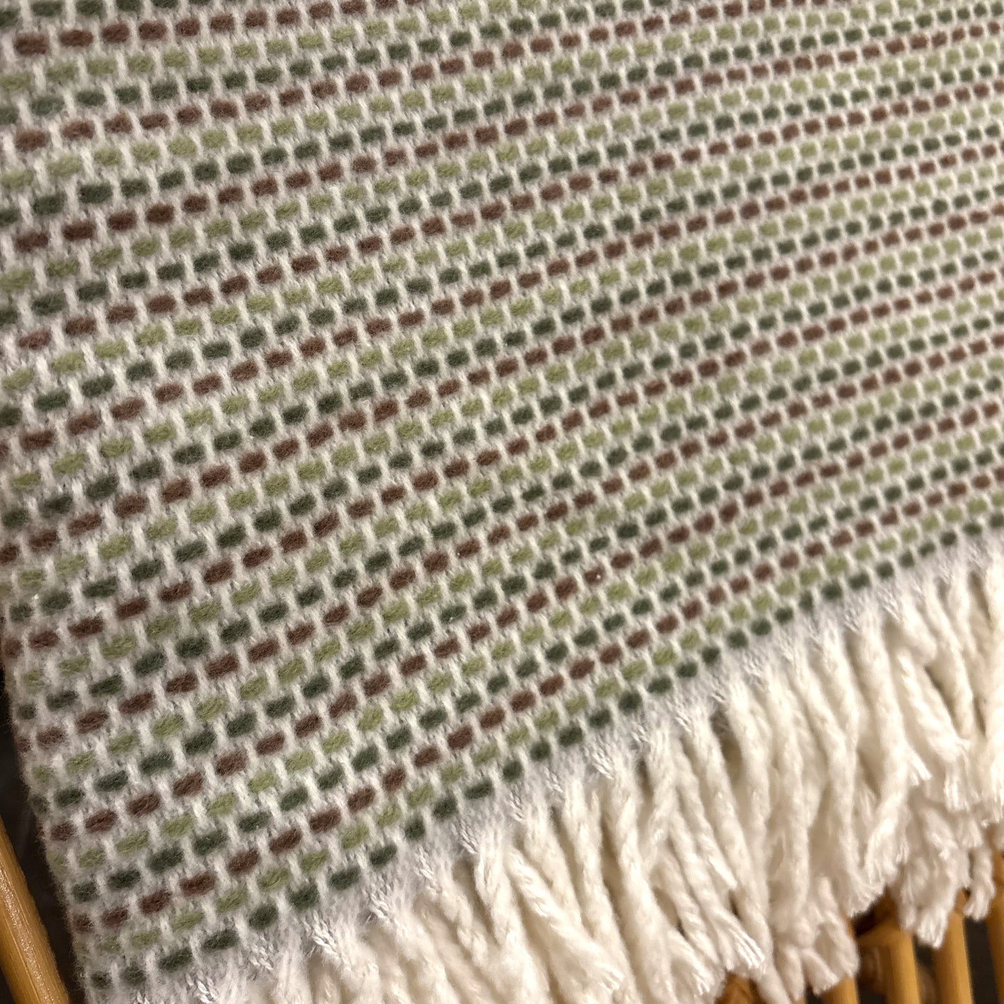 MultiGrain Rice Green Throw