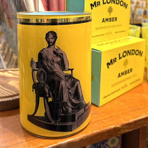 Seated Agrippina Yellow Brush Pot