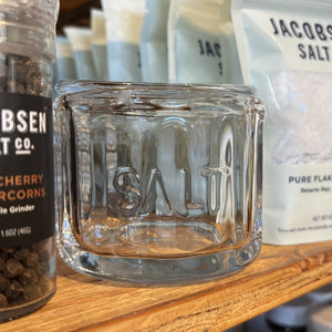 Glass Salt Cellar with Lid