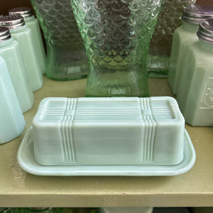 Jadeite Butter Dish