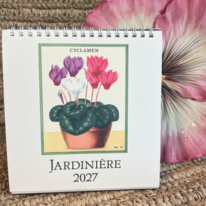 Jardiniere Desk Calendar 2027