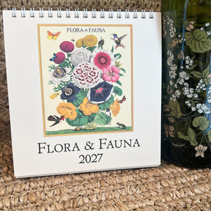 Flora & Fauna Desk Calendar 2027