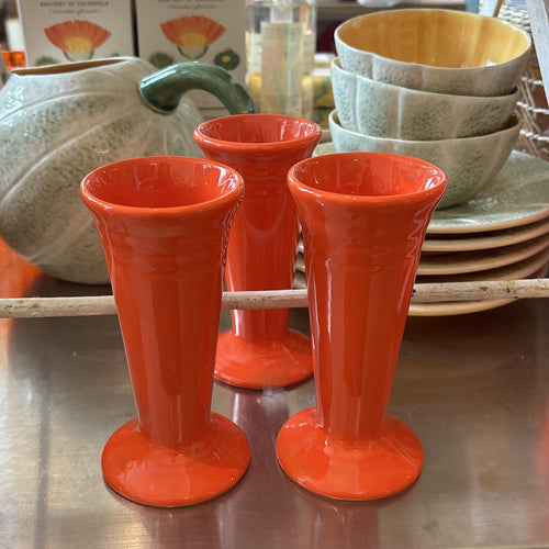 Orange Bud Vase