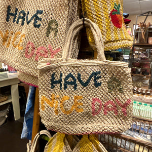 Small Have a Nice Day Bag