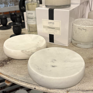 Round Marble Soap Dish