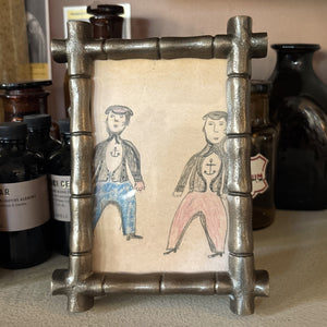 Brass Bamboo Frame, 4x6"
