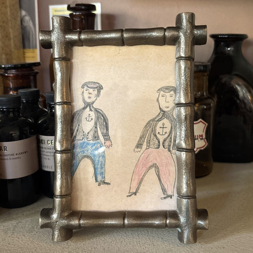 Brass Bamboo Frame, 4x6"