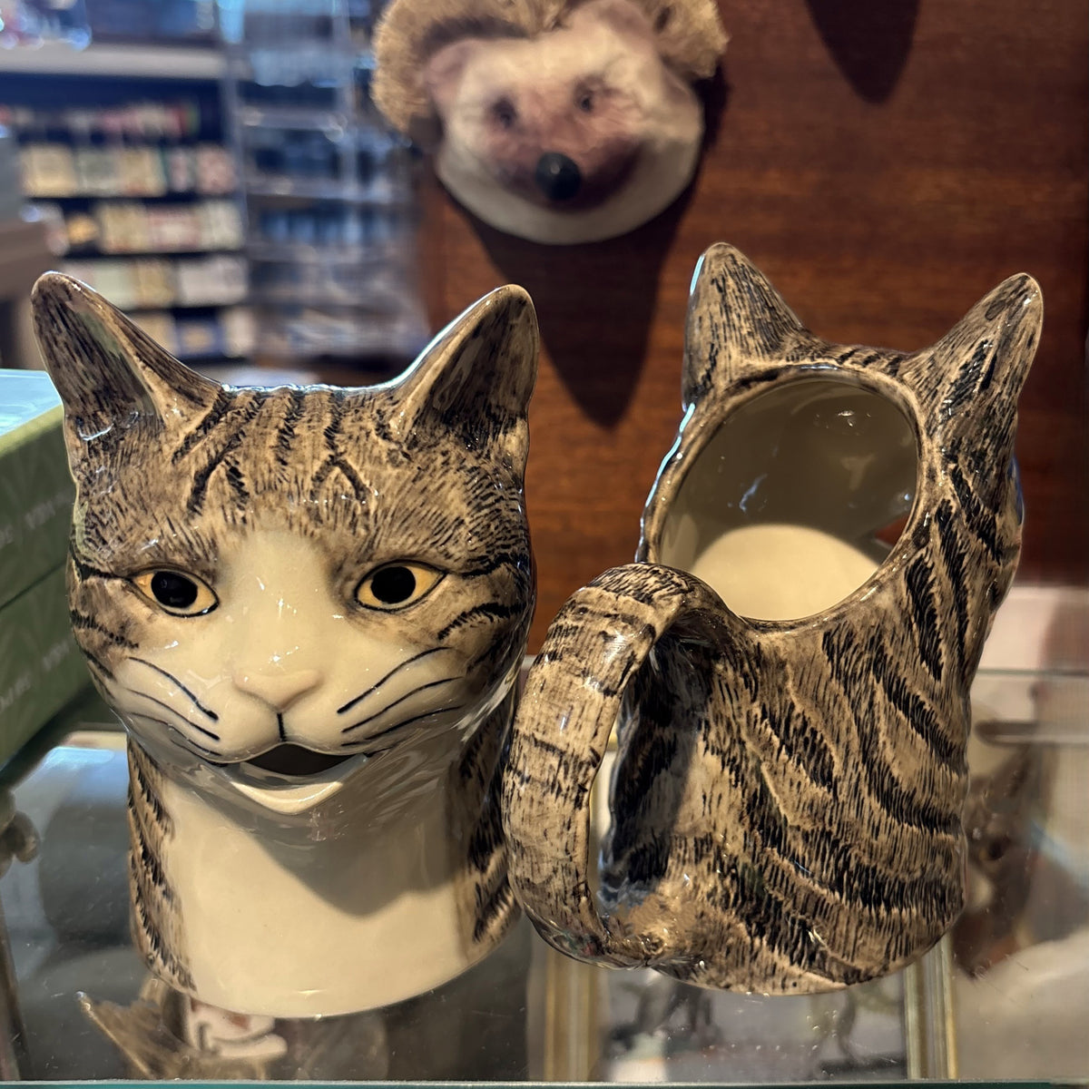 Millie Brown Cat Jug with Spout