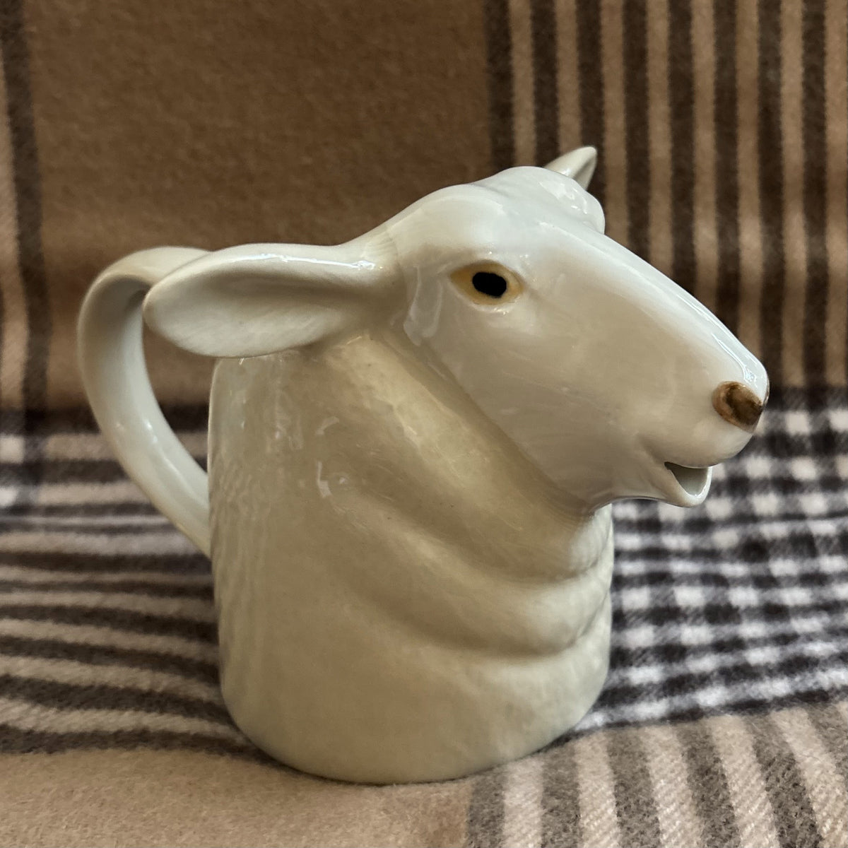 White Suffolk Sheep Medium Jug