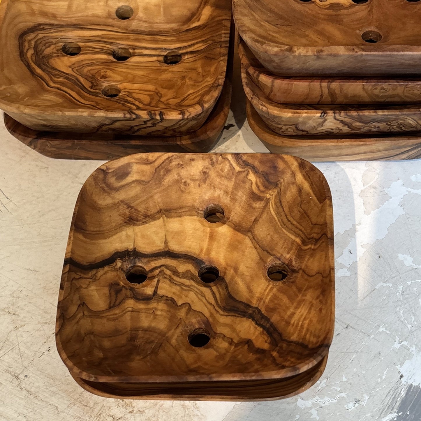 Olivewood Soap Dish