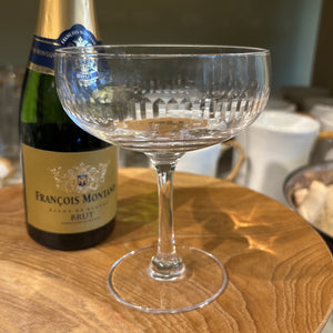 Spear Motif Cocktail Glass