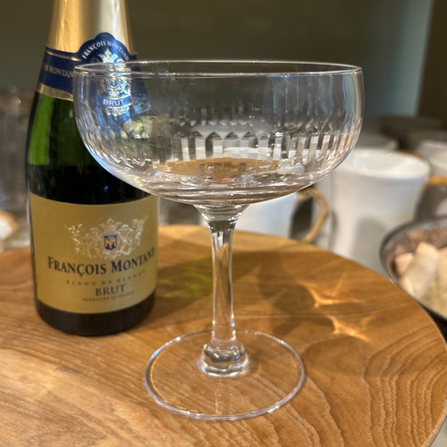 Spear Motif Cocktail Glass