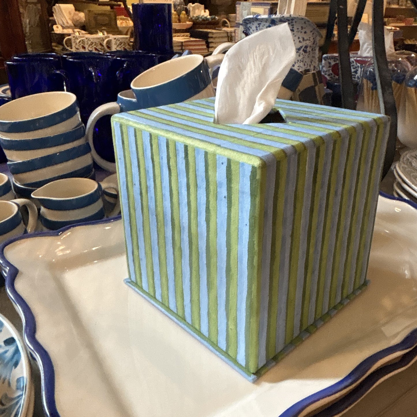 Blue and Green Box Cover