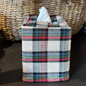 Idyllwild Plaid Tissue Box Cover