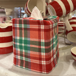 Talia Plaid Tissue Box Cover