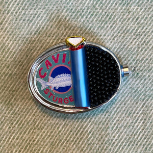 Oval Caviar Ornament