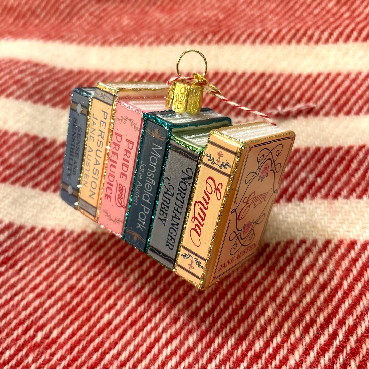 Jane Austen Books Ornament
