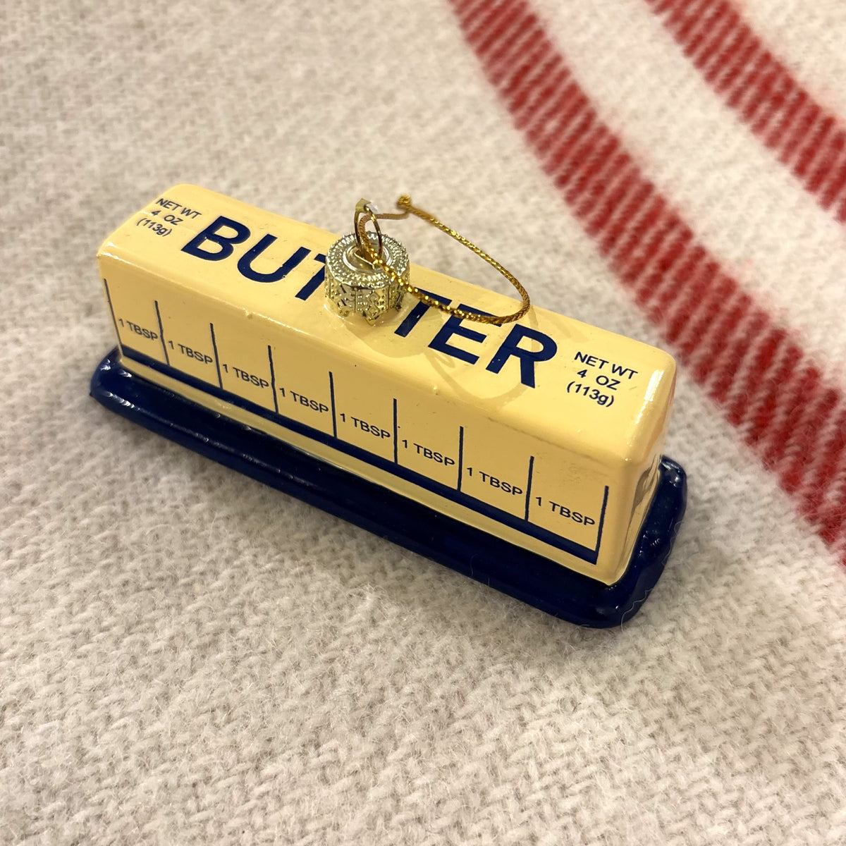 Butter on Plate Ornament