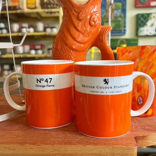Orange Flame Mug