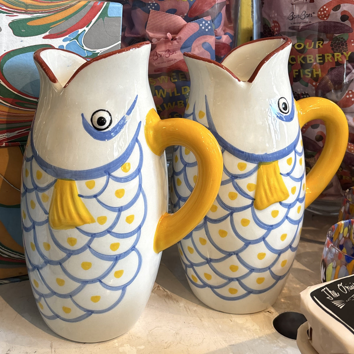 Blue Scale 10" Fish Jug