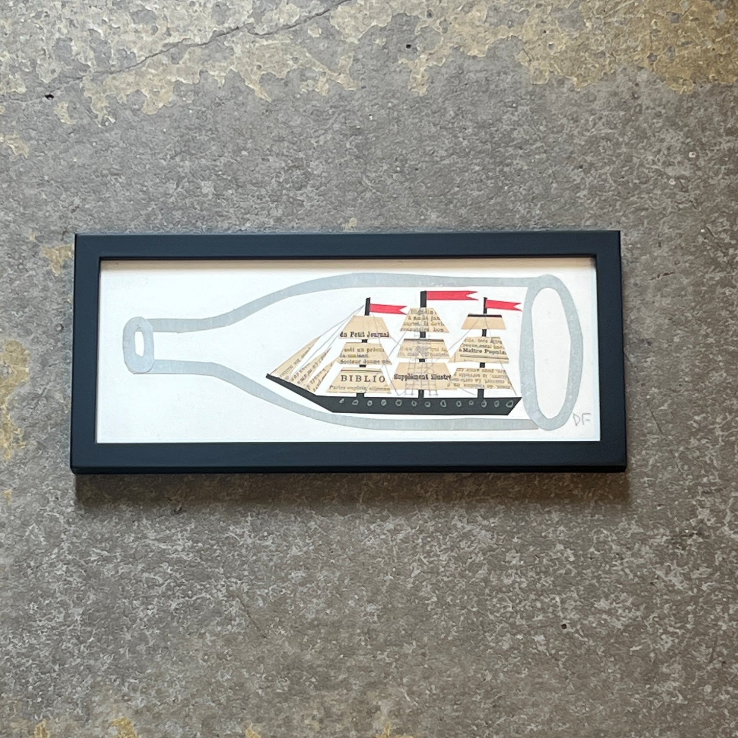 Ship in Bottle by Denise Fiedler