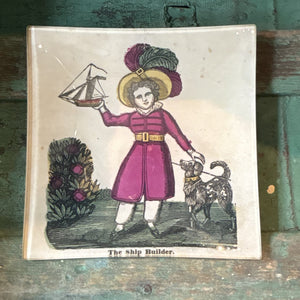 The Ship Builder Square Tray