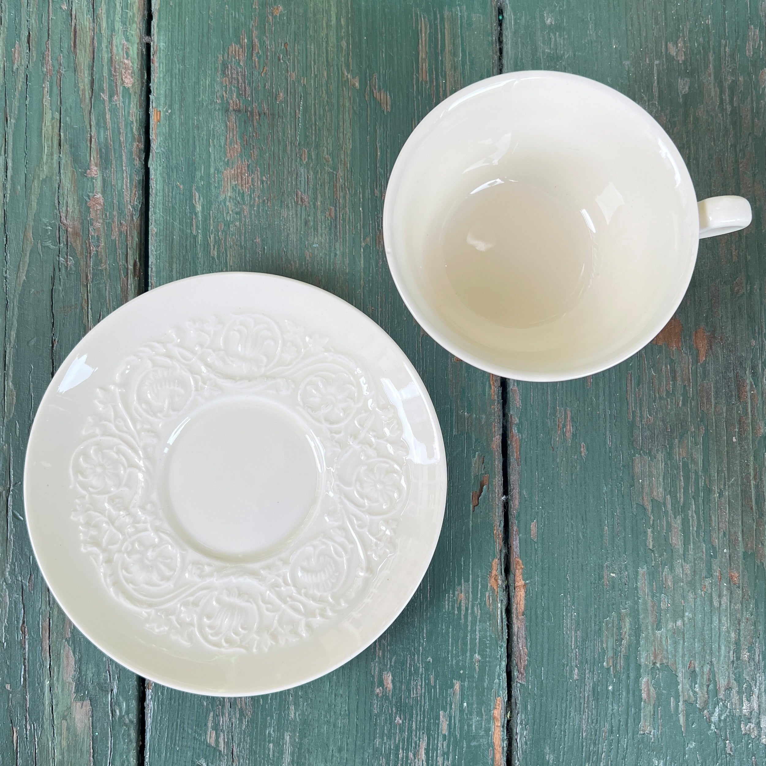 Vintage Wedgwood Etruria Footed Tea Cup & Saucer Set – Watson Kennedy