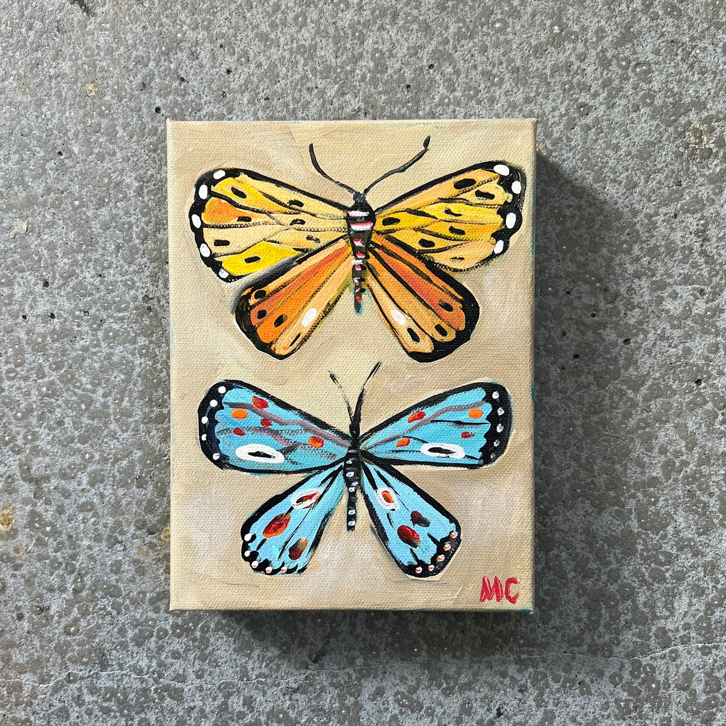 Two Butterflies by Mindy Carpenter