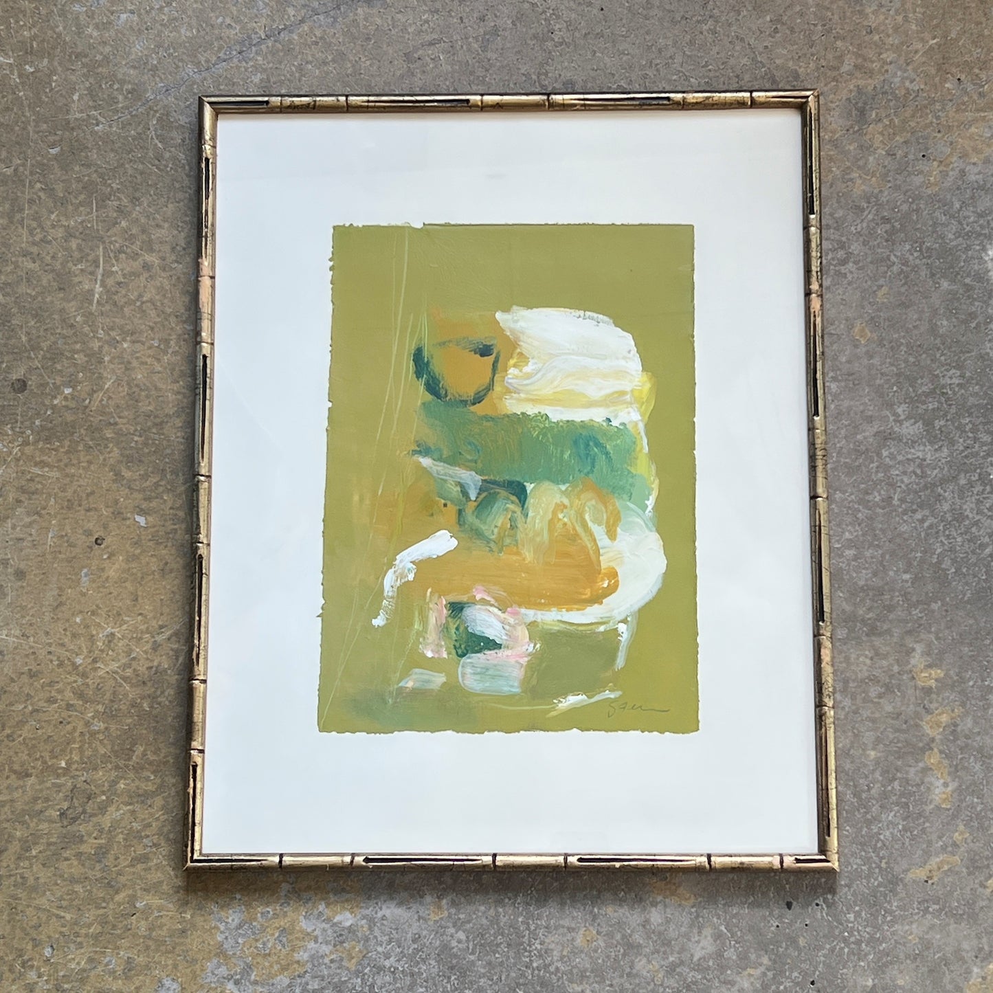 Folklore in Vintage Frame by Genevieve Allen