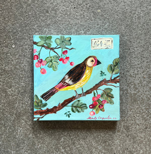 Bird on Branch by Mindy Carpenter