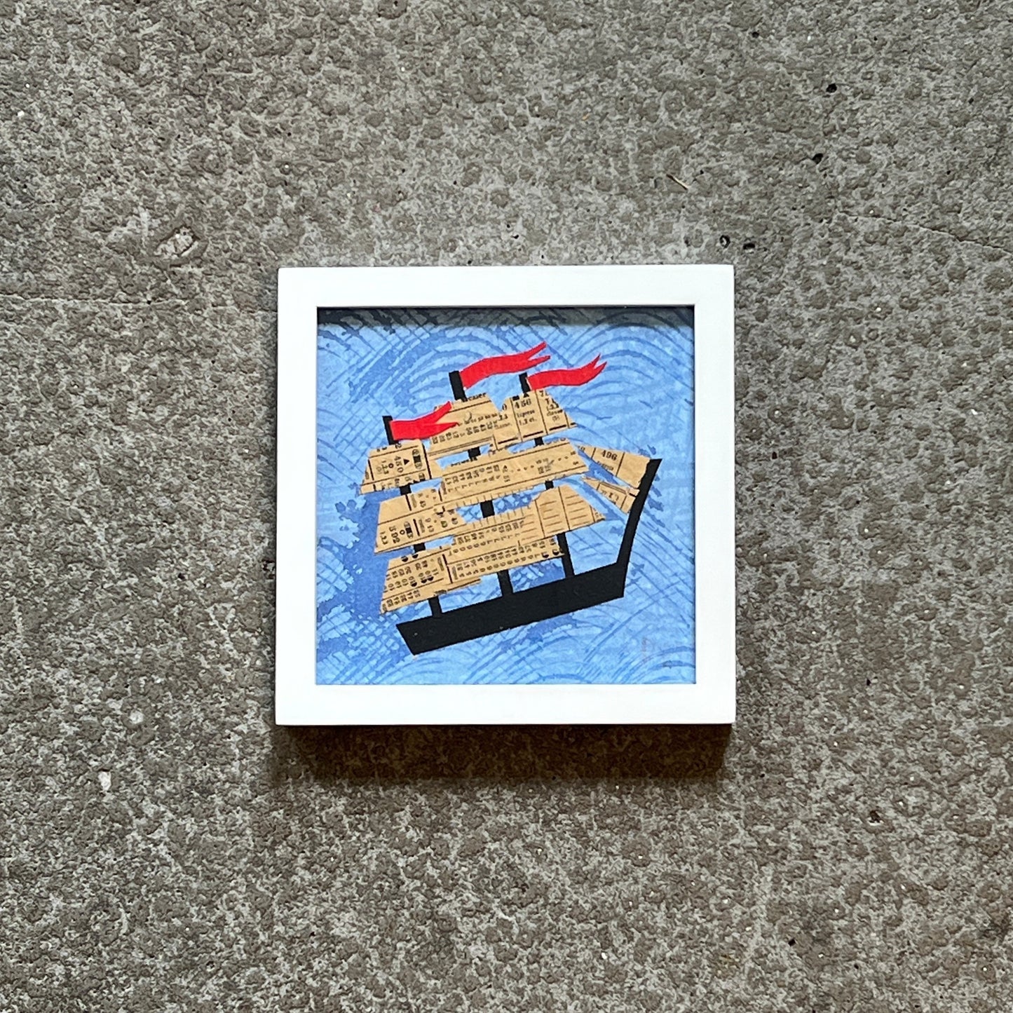 Clipper on Water by Denise Fiedler