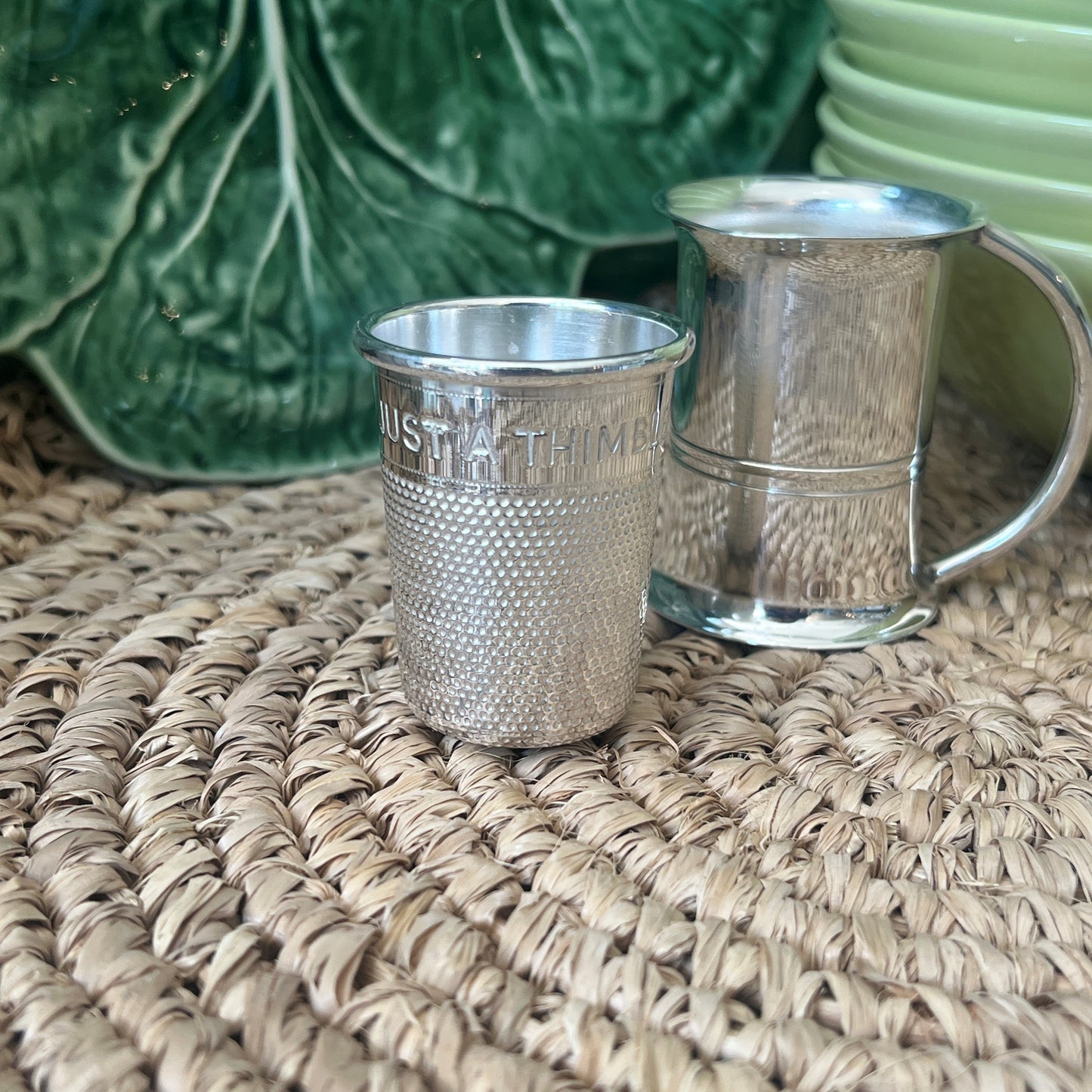 Vintage Hotel Silver Thimbleful Jigger, 1.5oz
