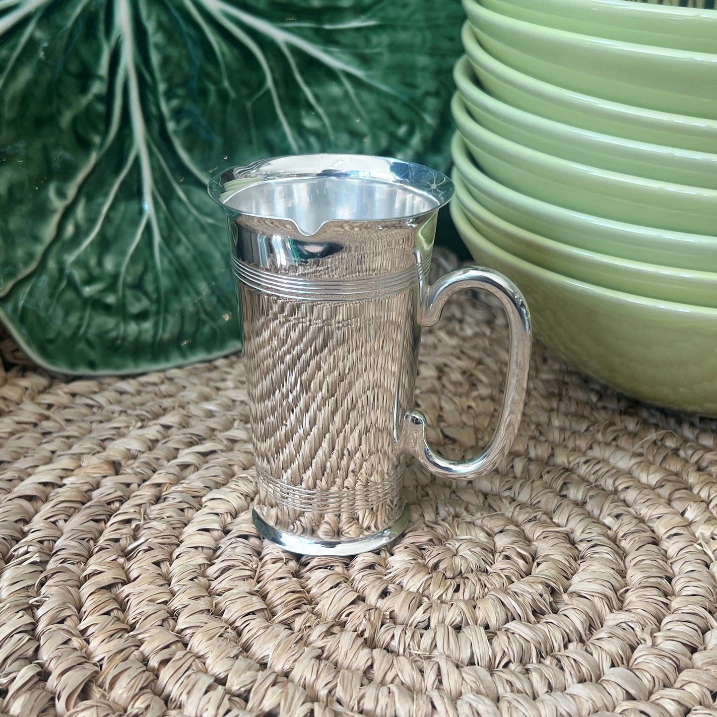 Vintage Hotel Silver Tapered Tankard Jigger