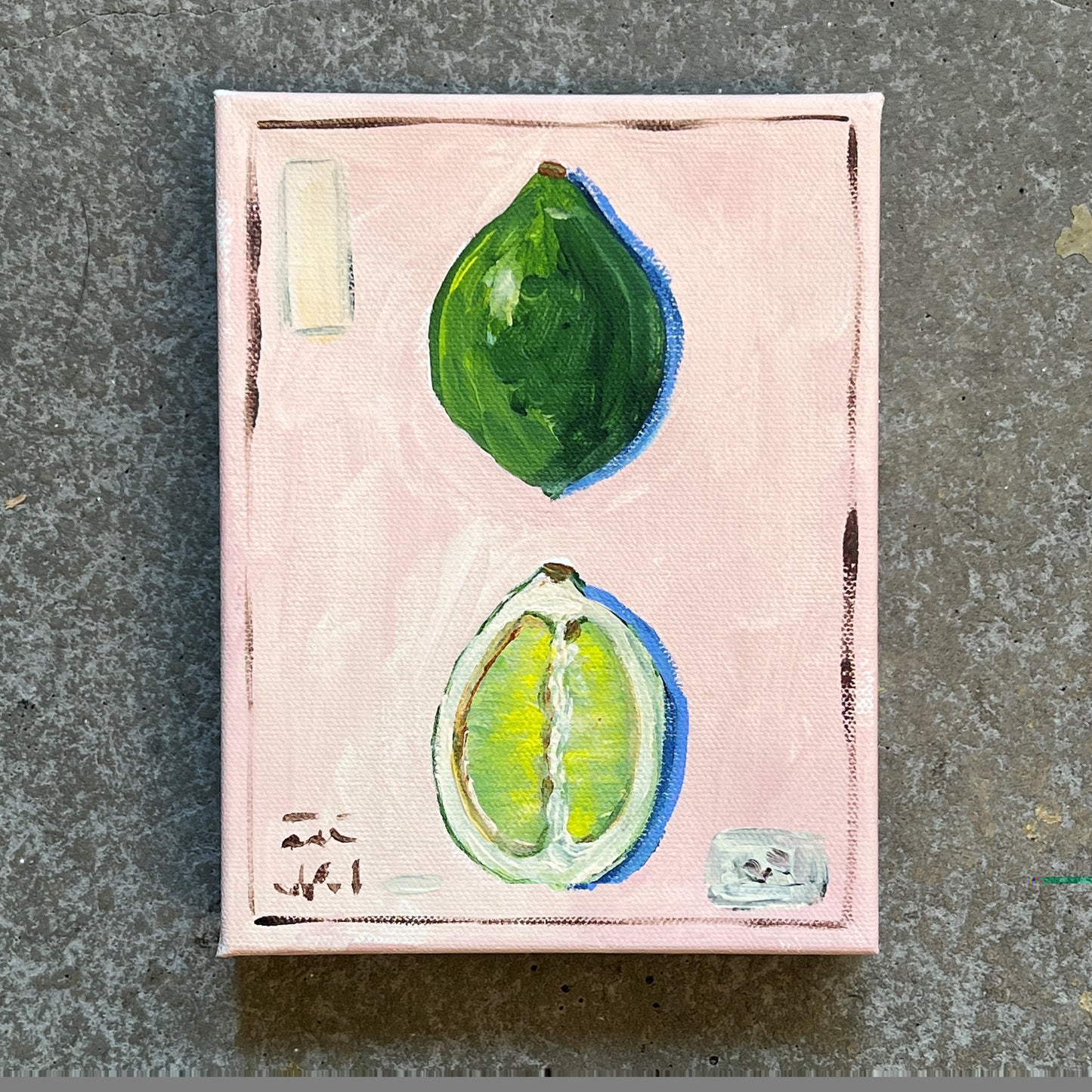 Lime Botanical Illustration by Mindy Carpenter