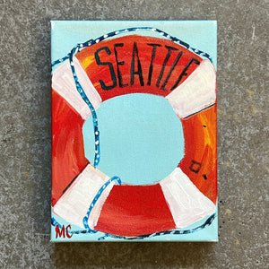 Seattle Life Ring by Mindy Carpenter