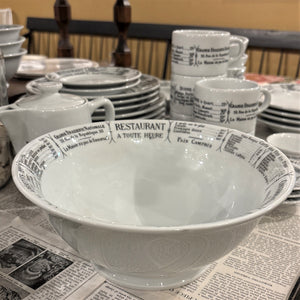 Brasserie Footed Salad Bowl, Large