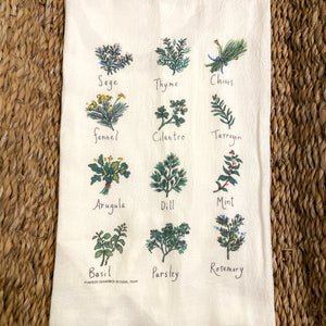 Herbs Flour Sack Towel