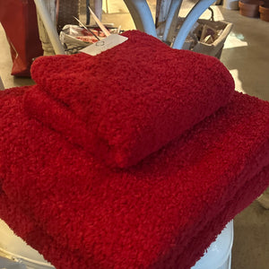 Carmine Red Wash Cloth